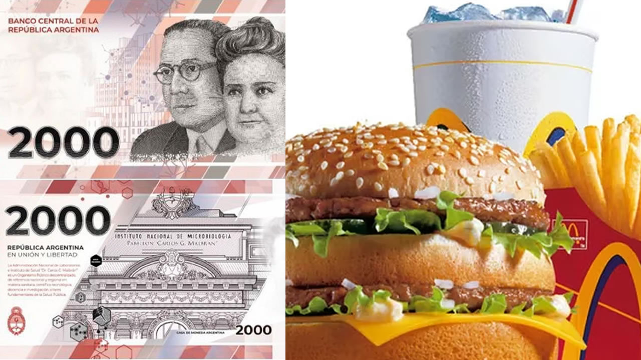 BILLETE DOS MIL BIG MAC